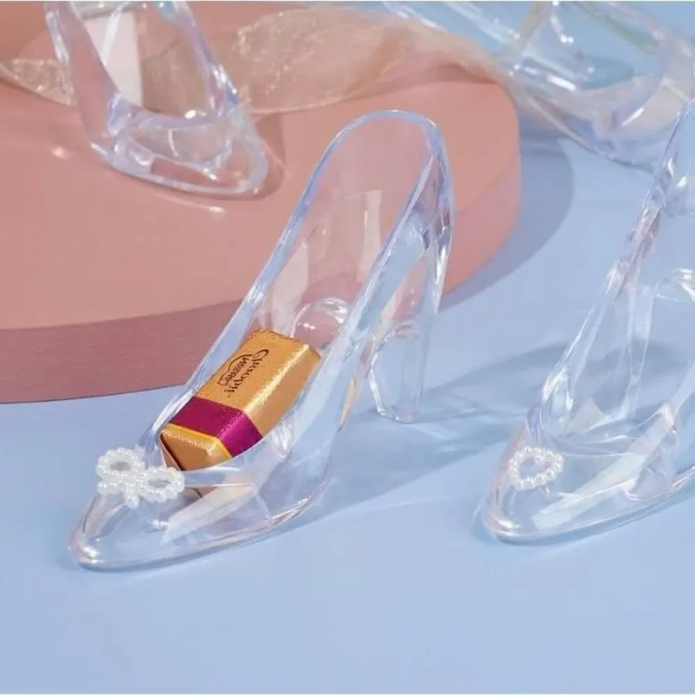 Mini Plastic Cinderella Glass Slipper Party Favors